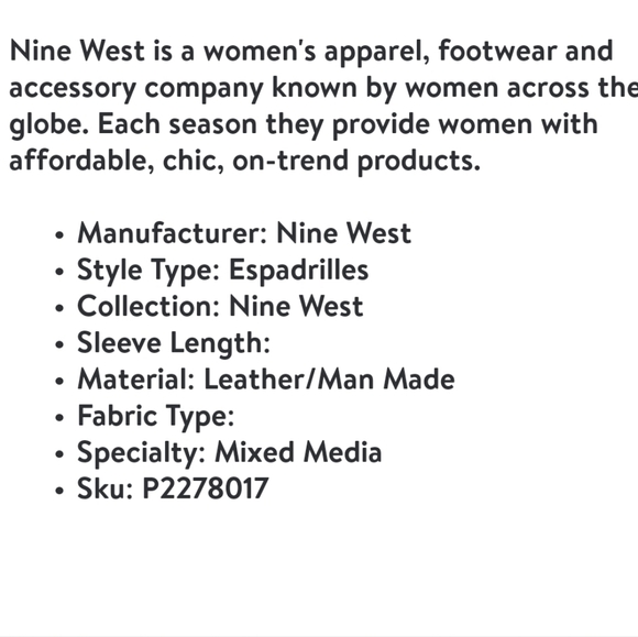 Women's Nine West Jeranna Wedge Heel Espadrilles Sandals Mutli color 9.5 US GUC - Picture 10 of 11